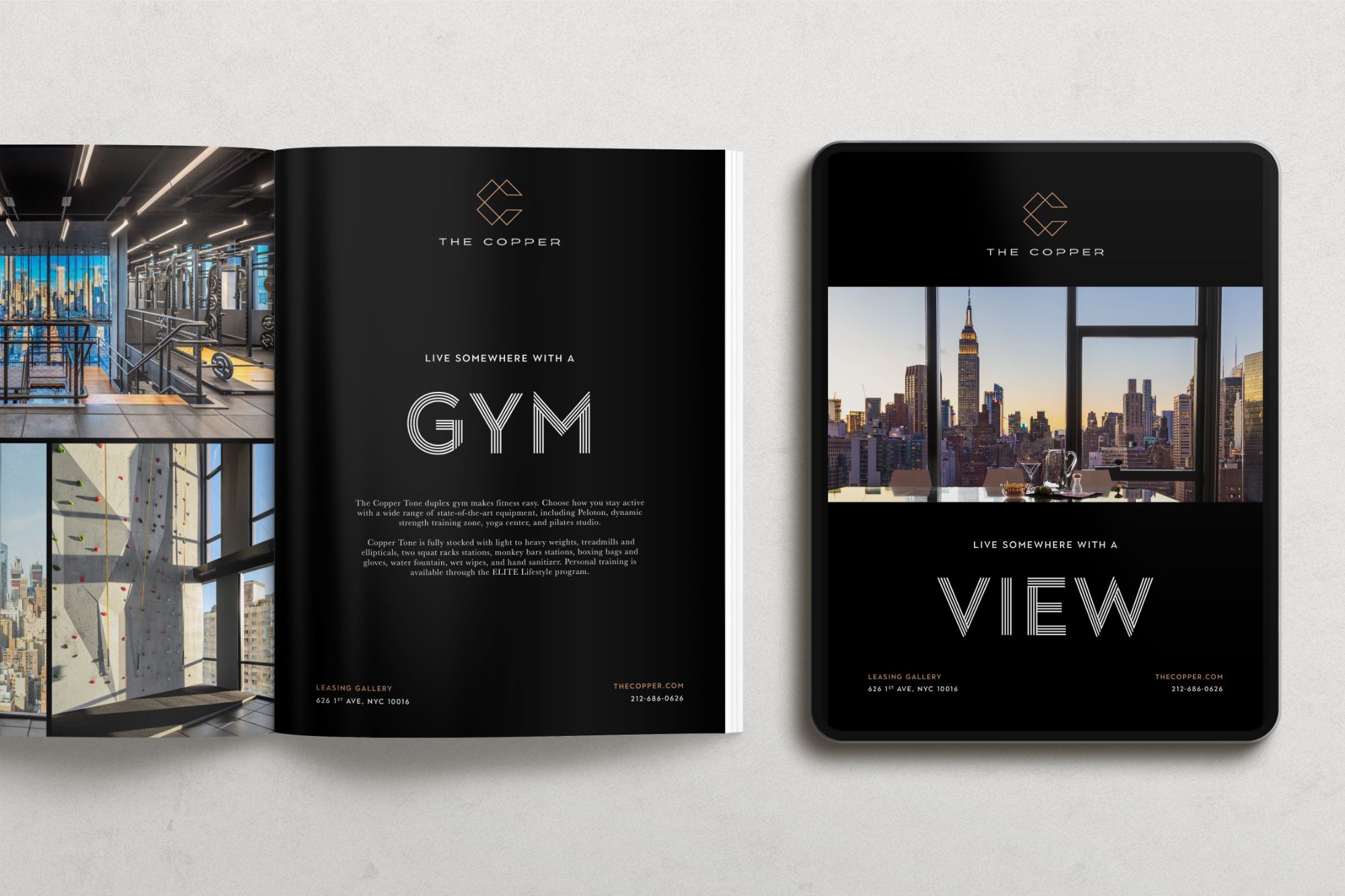 Digital and print ads