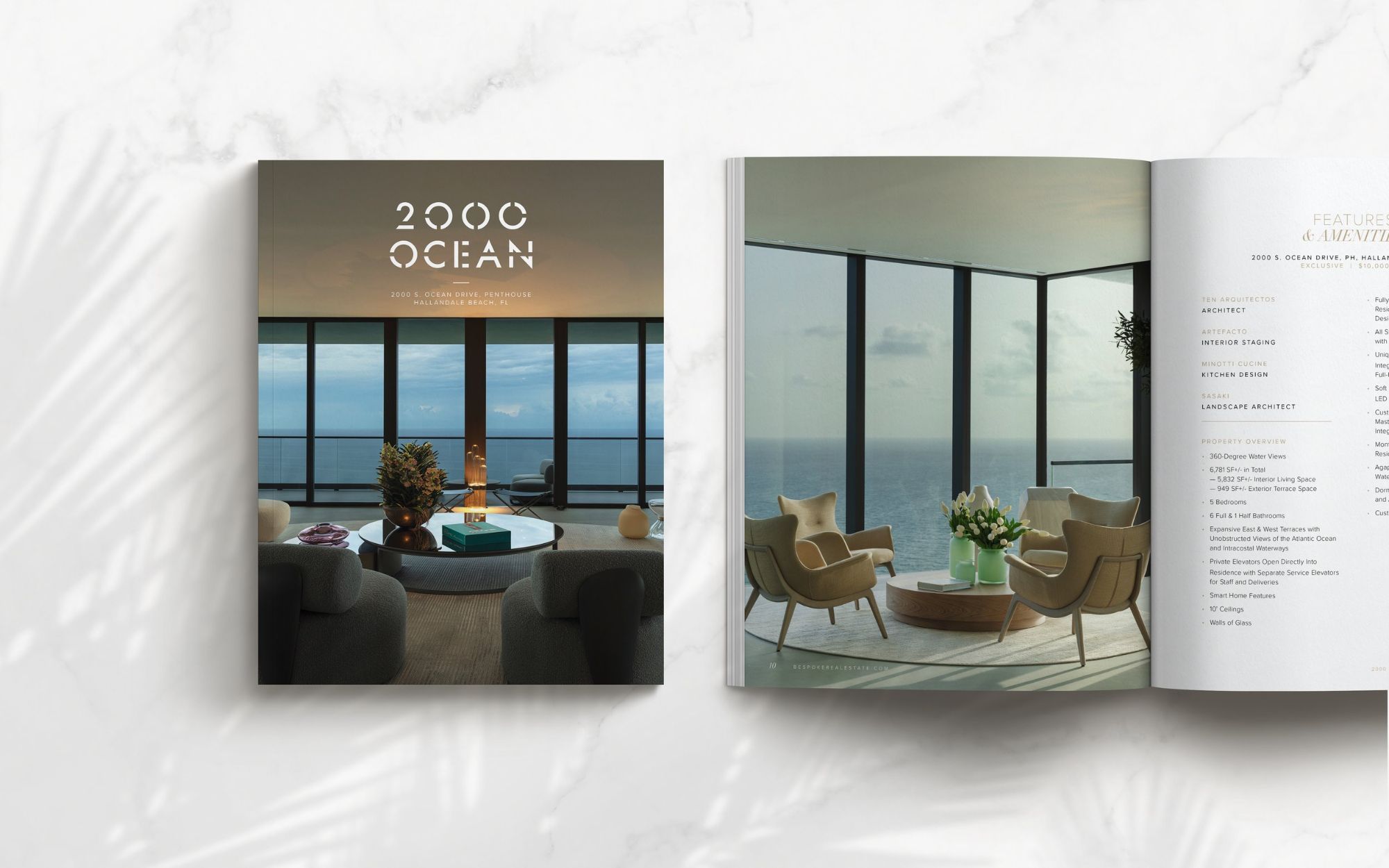 Brochure cover and spread